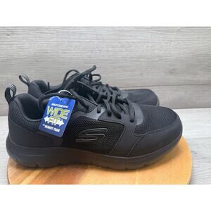 Skechers Memory Foam Wide Fit Sneakers Black. Men’s 10